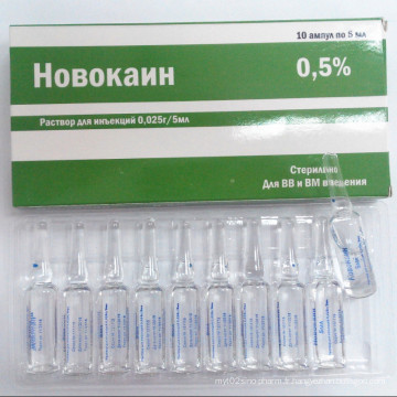 Injection de chlorhydrate de procaine